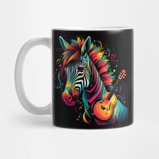 Zebra Playing Violin Mug